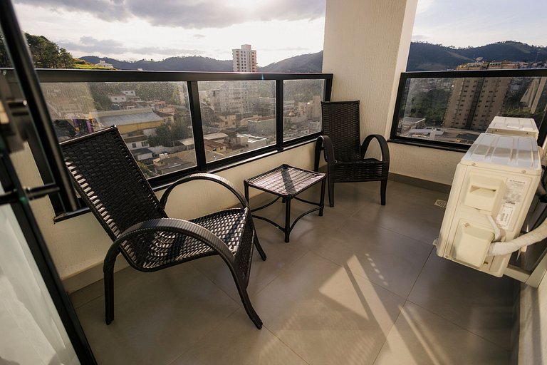 Flat Alto Padrão – Novo e ar condicionado