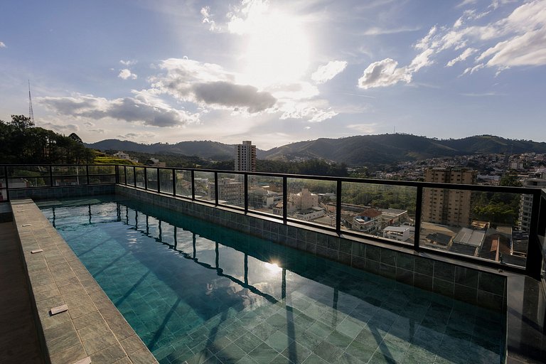 Flat Alto Padrão – Novo e ar condicionado