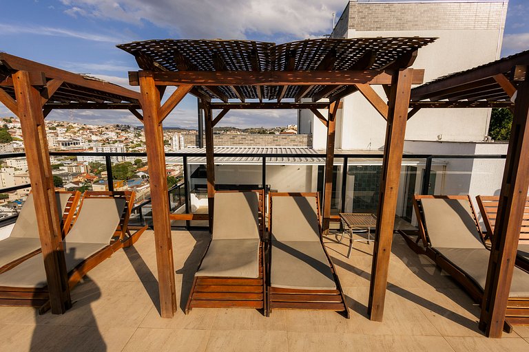 Flat novinho, perto de TUDO - Conforto total