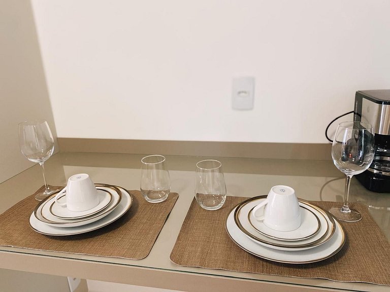 Flat Novo e Moderno na Melhor Localização!