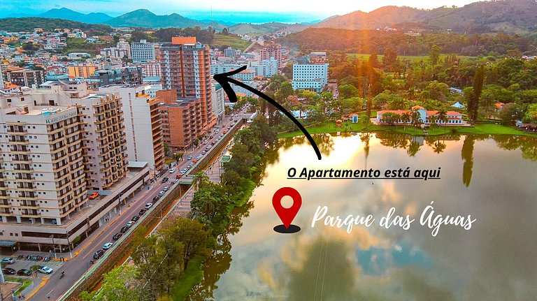 Apto Luxuoso - Em frente ao Parque das Águas!