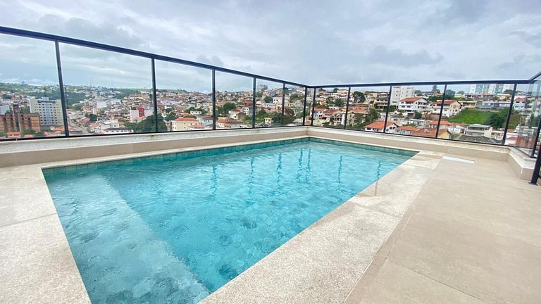 Apto Novo com Lazer Completo - Perto do Centro