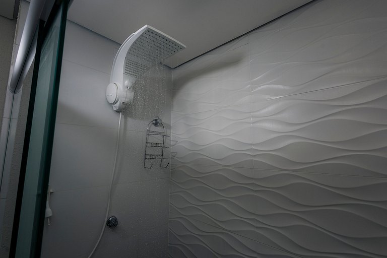 Flat com Vista+Ar-Condicionado - 500m do Parque