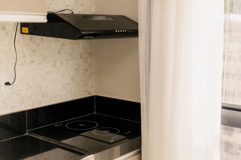 Flat com Vista+Ar-Condicionado - 500m do Parque