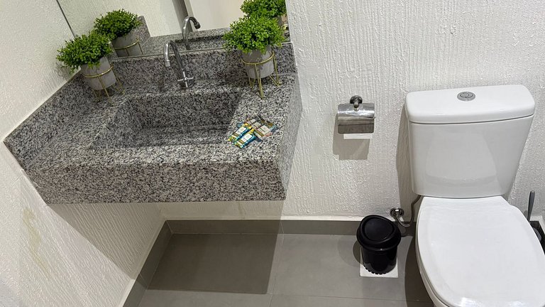 Flat - Novo e lazer completo no centro da cidade