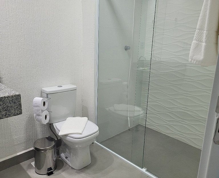 Flat - Novo e lazer completo no centro da cidade