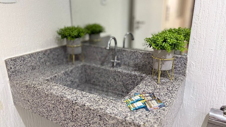 Flat - Novo e lazer completo no centro da cidade