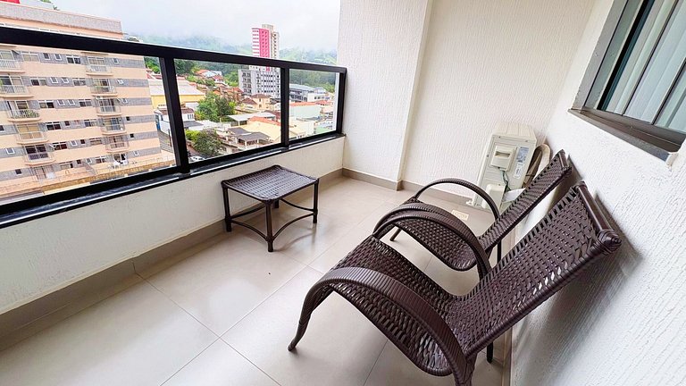 Flat - Novo e lazer completo no centro da cidade