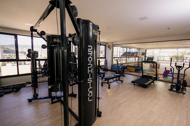 Flat - Novo e lazer completo no centro da cidade