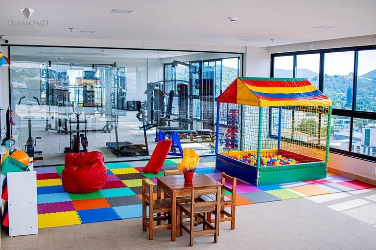 Flat - Novo e lazer completo no centro da cidade