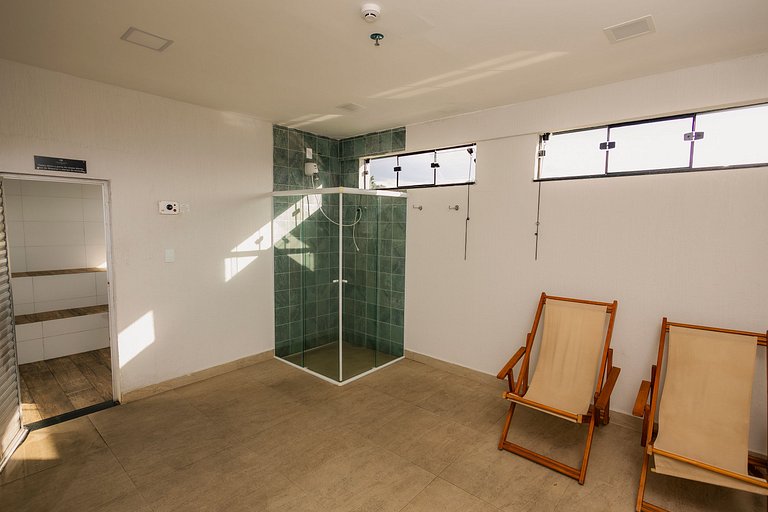 Flat - Novo e lazer completo no centro da cidade