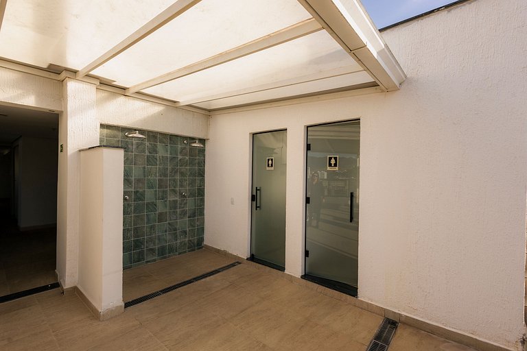 Flat - Novo e lazer completo no centro da cidade