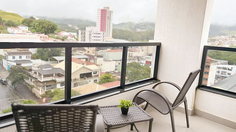 Flat Novinho no centro com ar condic. e piscina