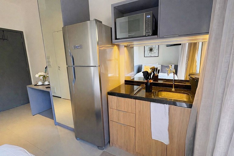 Studio moderno na regiao da Paulista- Faça td a pé