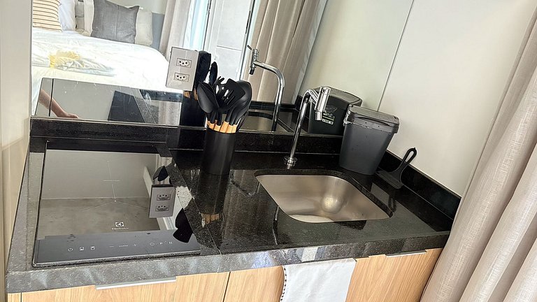 Studio moderno na regiao da Paulista- Faça td a pé