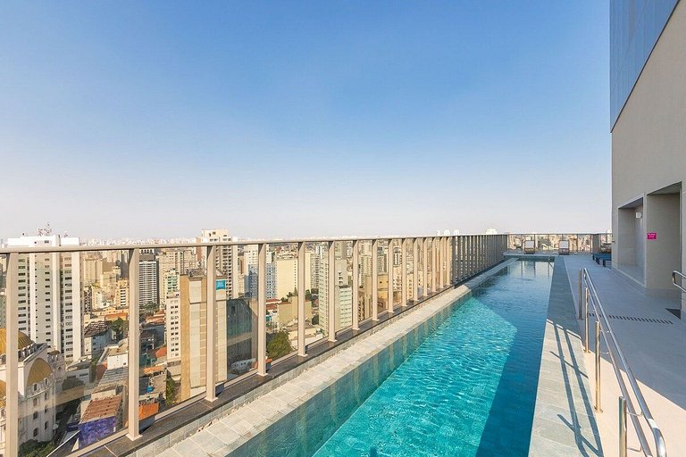 Studio moderno na regiao da Paulista- Faça td a pé