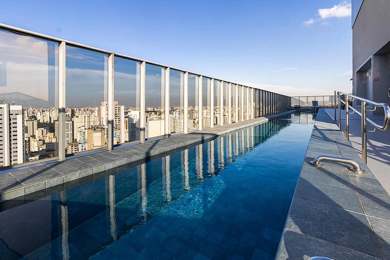 Studio moderno na regiao da Paulista- Faça td a pé