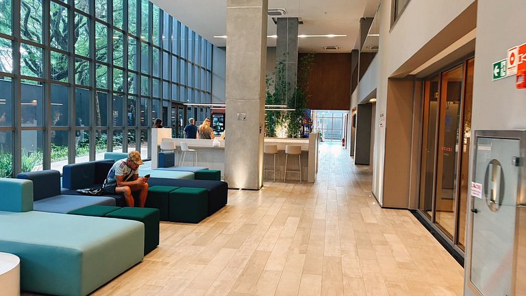 Studio moderno na regiao da Paulista- Faça td a pé
