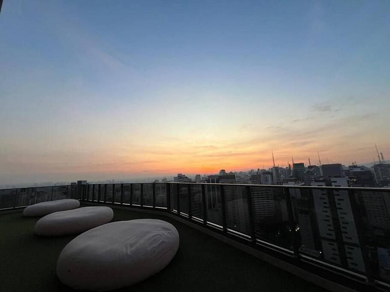 Studio moderno na regiao da Paulista- Faça td a pé