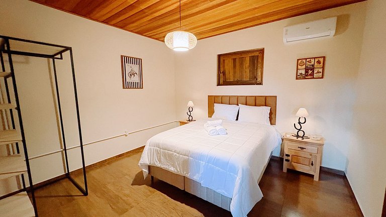 Experiência em celeiro com cavalos à porta