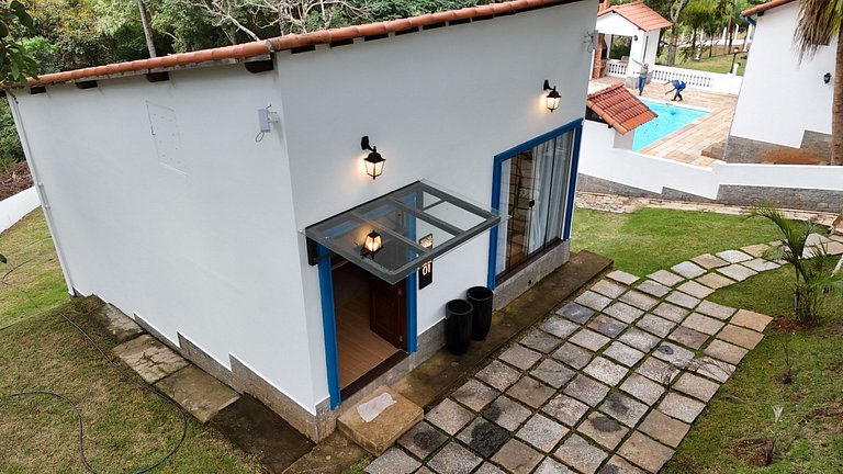 Chalé Exclusivo com Banheira e Lareira